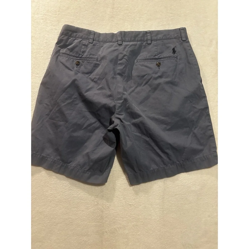 Polo Ralph Lauren Men's Shorts 34 Blue Preppy‎ Classic Fit Vintage Cotton